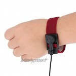 Bracelet antistatique synthétique en matière plastique ABS de haute qualité bracelet antistatique vin rouge