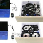 Pasow Lot de 50 attache-câbles auto-agrippants colorés réutilisables pour ordinateur portable PC TV 18 cm