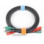 Pasow Lot de 50 attache-câbles auto-agrippants colorés réutilisables pour ordinateur portable PC TV 18 cm