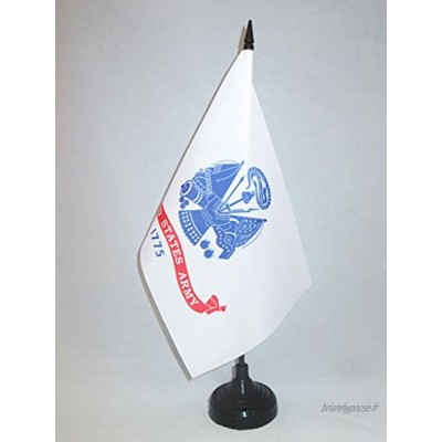 AZ FLAG Drapeau de Table Armée de Terre des États-Unis 21x14cm Petit Drapeaux DE Bureau de l'United States Army 14 x 21 cm