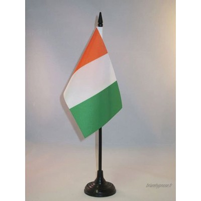 AZ FLAG Drapeau de Table Côte D'Ivoire 15x10cm Petit Drapeaux DE Bureau ivoirien 10 x 15 cm