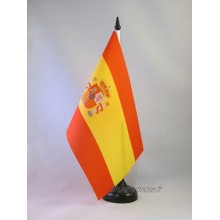 AZ FLAG Drapeau de Table Espagne 21x14cm Petit Drapeaux DE Bureau Espagnol 14 x 21 cm