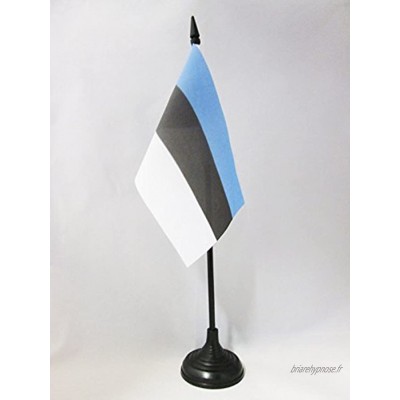AZ FLAG Drapeau de Table Estonie 15x10cm Petit Drapeaux DE Bureau estonien 10 x 15 cm