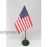 AZ FLAG Drapeau de Table Etats-Unis 15x10cm Petit Drapeaux DE Bureau américain USA 10 x 15 cm Pointe dorée
