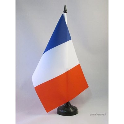 AZ FLAG Drapeau de Table France 21x14cm Petit Drapeaux DE Bureau français 14 x 21 cm