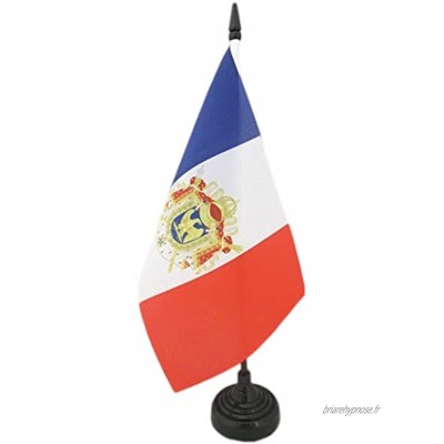AZ FLAG Drapeau de Table France Premier Empire 1804-1815 21x14cm Petit Drapeaux DE Bureau français Napoleon 14 x 21 cm