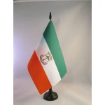 AZ FLAG Drapeau de Table Guinée équatoriale 21x14cm Petit Drapeaux DE Bureau équato-Guinéen 14 x 21 cm