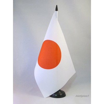 AZ FLAG Drapeau de Table Japon 21x14cm Petit Drapeaux DE Bureau Japonais 14 x 21 cm
