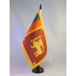 AZ FLAG Drapeau de Table Sri Lanka 21x14cm Petit Drapeaux DE Bureau sri lankais 14 x 21 cm