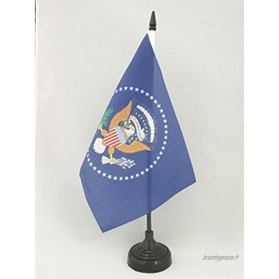 AZ FLAG Drapeau de Table USA Président 21x14cm Petit Drapeaux DE Bureau américain Etats-Unis 14 x 21 cm