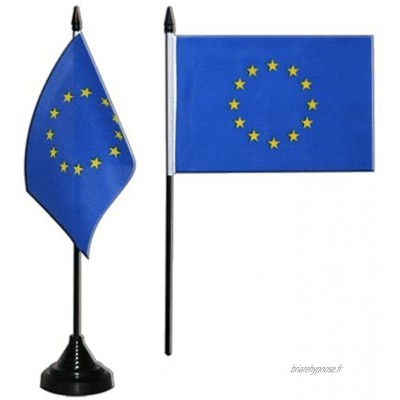 Digni® Drapeau de Table Union européenne UE Mini Drapeau 10 x 15 cm