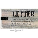 Organisateur de bureau en bois 'Letter' porte-lettre bac à courrier bureau de poste