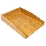 Woodluv 100% Bamboo A4 Letter Document Files Tray