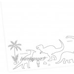 nikima Schönes für Kinder Sous-main dinosaure avec volcan – 25 feuilles de papier à déchirer sous-main A2 – T-Rex Triceraptor Stegosaurus – Cadeau d'anniversaire ou de rentrée des classes