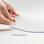 Sous-main de bureau en PVC transparent Protection en plastique transparent Sous-main imperméable Grand tapis de souris pour la maison et le bureau
