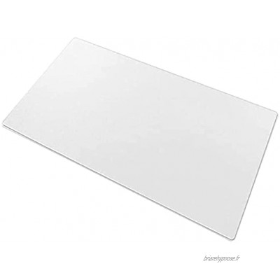 Sous-main transparent set de table transparent antidérapant facile d'entretien et lavable tapis de bureau pour la maison et le bureau sous-main ou tapis de protection