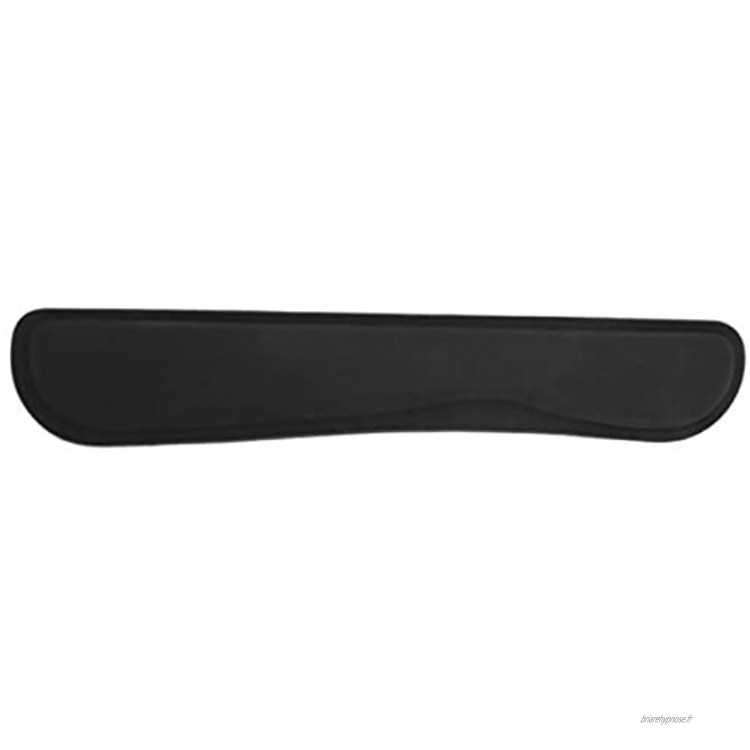 fengzong Bureau antidérapant Gel Noir Repose-Poignet Soutien Confort Pad pour PC Ordinateur Clavier de Jeu Plate-Forme surélevée Mains Noir