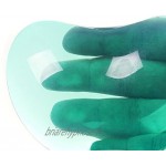 TUKA Grand Repose-poignet Doux Cristaux Gel Ergonomique Anti Fatigue Souple Silicone Transparente Tapis de Poignet Wrist Rest Crystal Gel pour Soulager le Poignet vert TKC5111 green