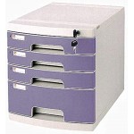 Module de rangement Cabinet d'armoire de fichiers de Bureau Cabinet Armoire en métal avec Verrouillage Boîte de Rangement Informations Cabinet Tiroir en métal Gestionnaire de fichiers Size : Gray