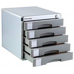 Module de rangement Classeur tiroir de stockage Organisateur Classeur de données de bureau fort Collision de résistance standard en plastique verrouillables Bureaux 29.8X30.6X35.8CM