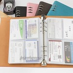 Livre de porte-cartes de visite A4 80 160 cartes classeur multifonction nom titulaire de la carte d'identité organisateur de carte de visite pour hommes femmes