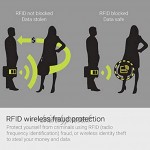 [ Lot de 2 ] Carte Anti RFID NFC Protection des Cartes Bancaires sans Contact Plus Besoin d'étuis placez Cette Carte dans Votre Portefeuille ou Votre Sac Contre Le piratage des données x2
