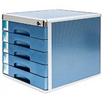 Boîtes à fiches Classeur A4 5 couches en alliage d'aluminium avec le stockage de bureau de bureau de serrure