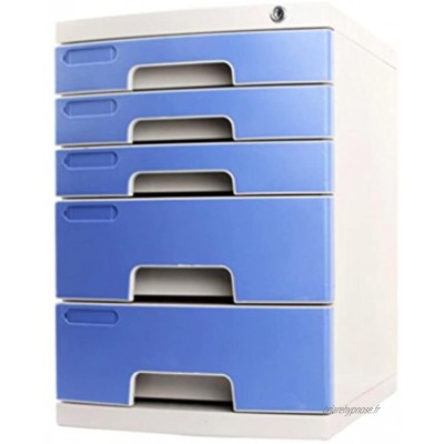 Boîtes à fiches Classeur multi-usage de cinq couches de Cabinet avec le tiroir de classeurs de bureau de serrure