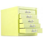 Boîtes à fiches Fichier Cabinet Bureau de stockage de bureau A4 Tiroir 5 couches classeurs