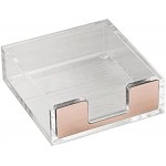 Qirun Transparent Acrylique cosmétiques boîte de Rangement Support de Maquillage Bijoux Maquillage Organisateur pour la Maison Acrylique Stockage de Bureau