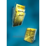 Durable 857919 Porte-brochures Combiboxx A4 Extension module d'extension pour porte-brochures Combiboxx transparent
