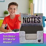Bloc-Notes Magique de Purple Ladybug Carte à Gratter pour Enfants et Adultes! Cube de 150 Feuilles de Papier Noir Fond Argent pour Dessin Jeux et Écriture 2 Stylets Inclus