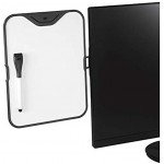 3M Monitor Mount Document Clip Mounts Right or Left with Command Adhesive Swings Forward and Back for Easy Viewing and Storage 30 Sheet Capacity Black DH240MB