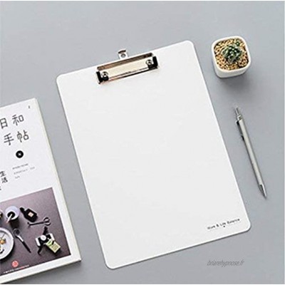 N-K Porte-document A4 Blanc Portable et fiable