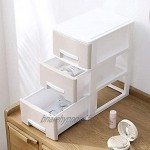 Casier de rangement à 3 tiroirs pour dortoir dortoir armoire de rangement en plastique 17 x 24 x 30 cm