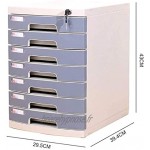 Casier de rangement armoire de bureau armoire de classement 7 couches verrouillables A4 armoire de rangement pour données tiroir confidentiel multi-tiroirs taille : A1