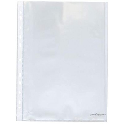 Grafoplas 5501170 Pochettes en polypropylène avec indicateur de couleur A4 blanc