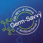 RAPESCO 1659 Germ-Savvy Antibactérien Classeur en Polypropylène à 2 Anneaux 25 mm A4 avec un Dos de 35 mm Couleurs Assorties Lot de 6
