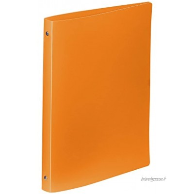 Viquel Classeur-cahier en polypropylène 4 anneaux Orange