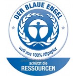 Leitz Intercalaires Répertoire A-Z Mi-Hauteur Extra-Large Papier 100% Recyclé Certifié Ange Bleu Gris Lot de 5 12003085