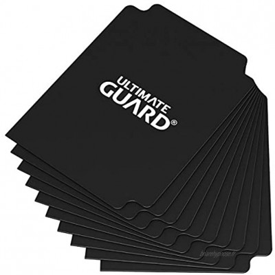 Ultimate Guard Intercalaires Carte Taille Standard Lot de 10 Noir