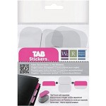 A-Crafts Index Tab Stickers for Customizing Your Tabs 12 Stickers per pkg. 4-Pack