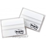 Durable File Tabs 2 x 1 1 2 White 50 Pack