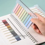 MEYING 400 Pcs Onglets D'Index Notes Autocollantes De Couleur pour Étiquettes Séparateur Pages Recyclables Et Colorées en Pet pour Étiquettes Séparateur