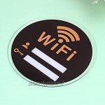 VOSAREA Panneau de protection réseau sans fil avec mot de passe Wi-Fi Pour mur ou porte Pour commerce hôtel ou restaurant