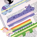 PAPERKIDDO 7PCS Signet coloré Lecture des règles de suivi Bandes de surbrillance Bandelettes de lecture guidées Superposition colorée Aide à la dyslexie chez les enfants