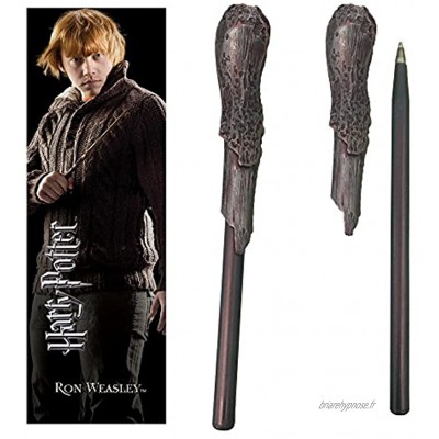The Noble Collection Luna Wand Pen and Bookmark 9in 23cm High Quality PVC Luna Lovegood Wand Pen With Bookmark Officially Licensed Harry Potter Film Set Movie Toy