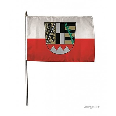 U24 Lot de 3 drapeaux de la Haute-Franken 30 x 45 cm