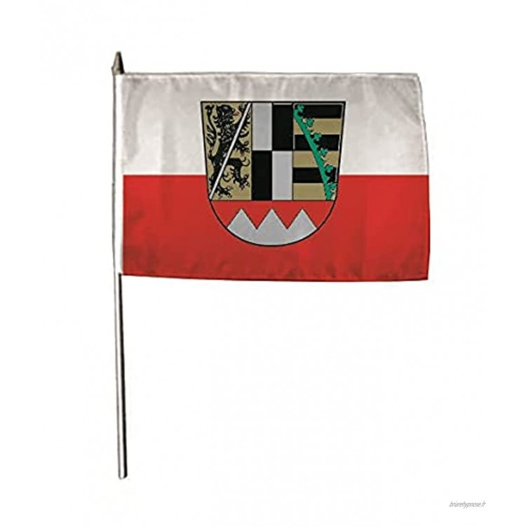 U24 Lot de 3 drapeaux de la Haute-Franken 30 x 45 cm