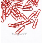Ogquaton Trombones en métal avec revêtement Plastique Rouge 71 pièces